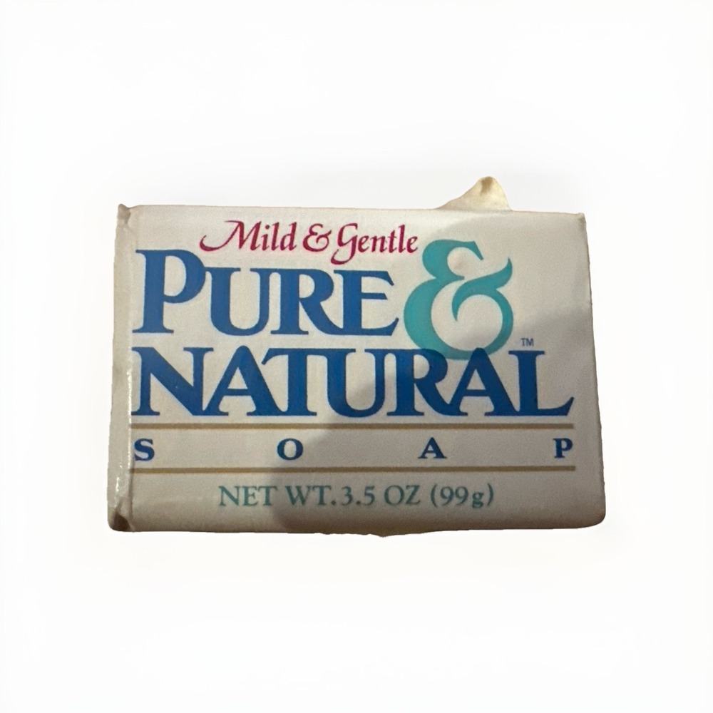 Pure & Natural Soap‎ Mild & Gentle Reg Size 3.5 oz.  Made in USA Vintage